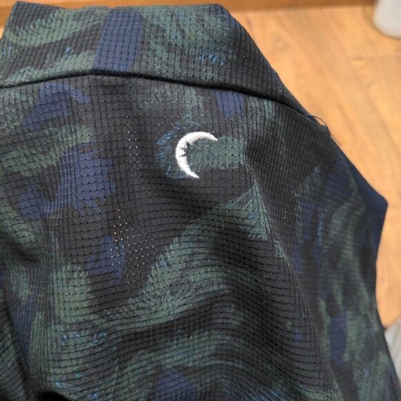 ZYIA Active Womens Evening Paradise Mesh Jacket Size XL Blue Green Full Zip Hood - Picture 8 of 12